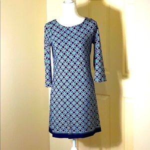 Talbots Geometric Print Dress - 6